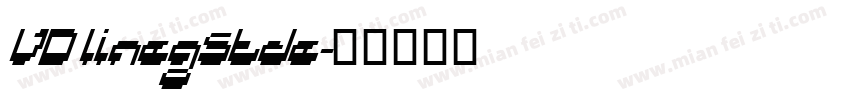 VD linegstde字体转换